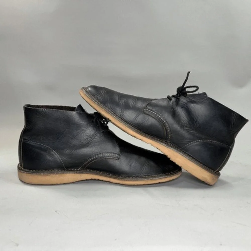 Red Wing Heritage Weekender Chukka Boots Men's‎ 9.5D Brown Leather Rough & Tough